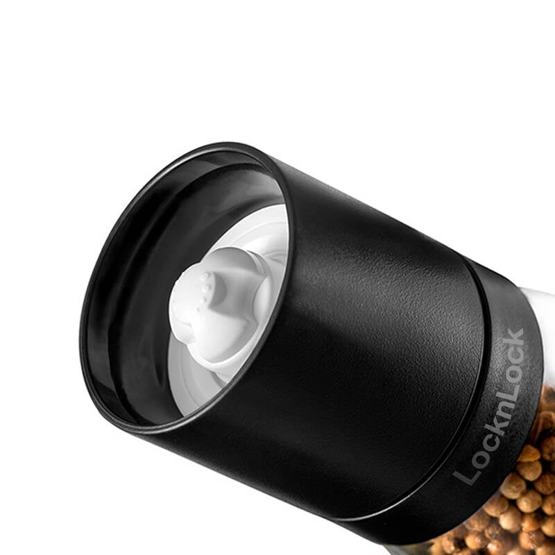 Hủ Xay Tiêu Thủy Tinh LocknLock - 140Ml - 2 Màu (Đen, Trắng) - CKO115 image number null